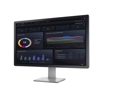 A Supply Chain Accelerator Displayed On A Computer Monitor