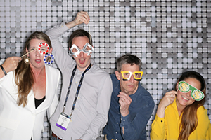 A Group Of People Standing Next To Each Other At NAB 2024