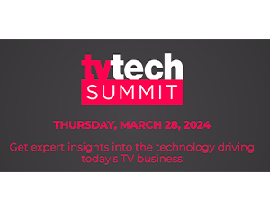 The TV Tech Summit logo featuring the words "Get Expert Nights into the Technology Driving Today