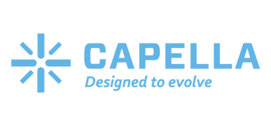 The Logo For Capella Designed To Match