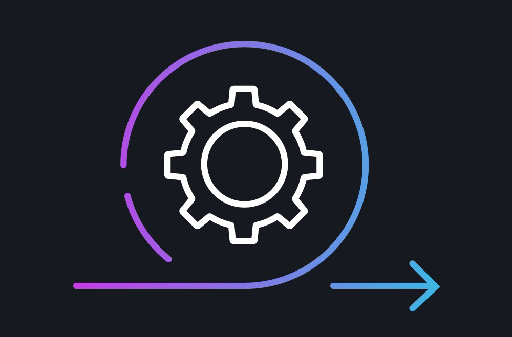 A Line Drawing Of A Gear Wheel With An Arrow Pointing To It