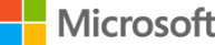 microsoft logo is displayed prominently on a black background
