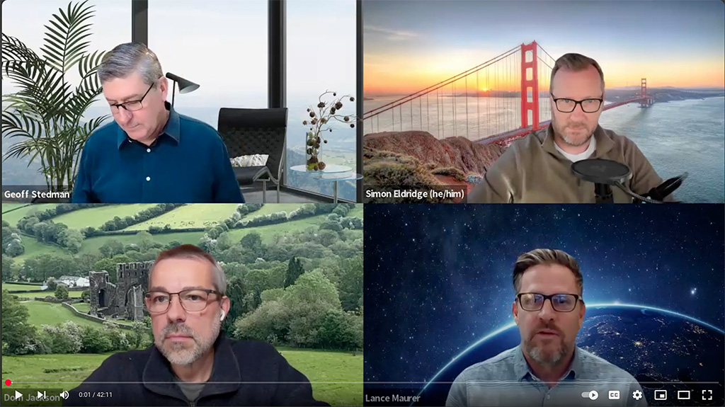 group of people on a video call