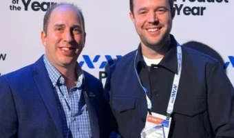 Image of Iyuno receiving NAB Product of the Year Award