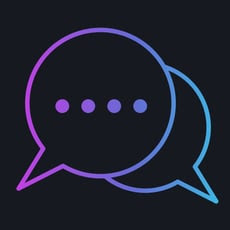Conversation Bubbles with stylized text